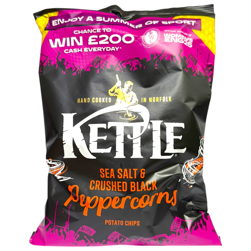 Kettle Hand Cooked Sea Salt & Crushed Black Peppercorns 130g