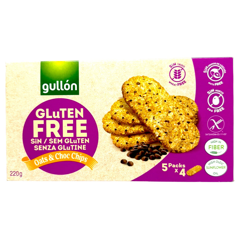 Gullon Gluten Free Oats & Choc Chips 220g