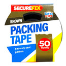 SecureFix Brown Packing Tape 50m