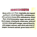 Mano Masa Green Lemon & Pink Peppercorn Corn Chips 140g