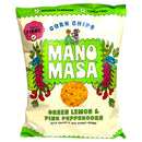 Mano Masa Green Lemon & Pink Peppercorn Corn Chips 140g
