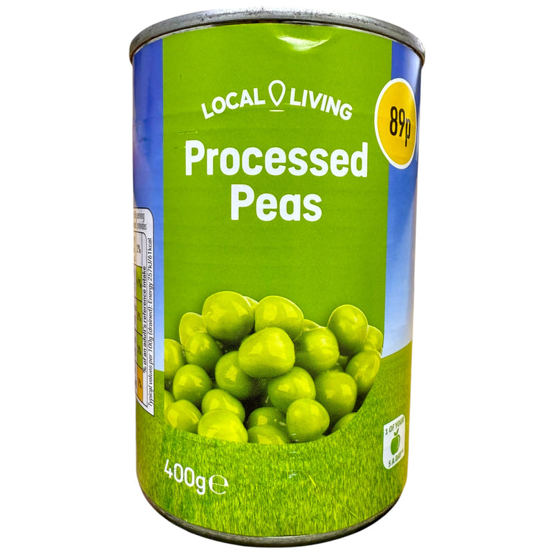 Local Living Processed Peas 400g