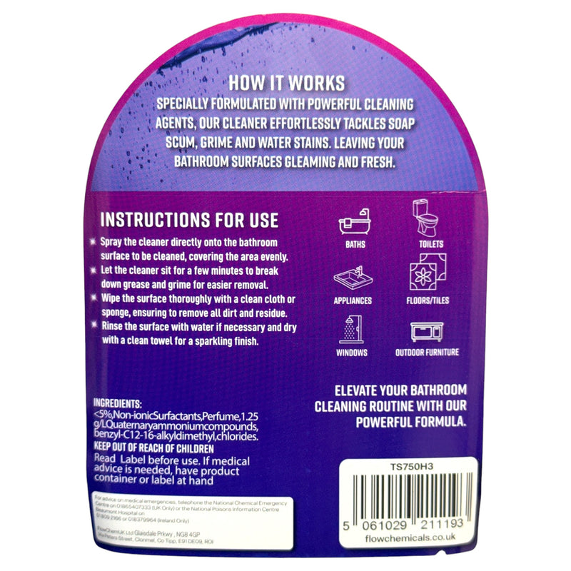 Flow Bathroom Cleaner 750ml