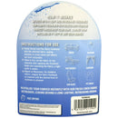 Back label of a fabric freshener with usage instructions and product details.