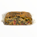 Packaged Genoa cake from New Crown Bakery Ltd on a white background