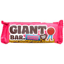 Pink candy bar wrapper with 'Giant Bar' text on a white background
