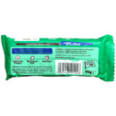 Green package of a snack bar with nutritional information on a white background