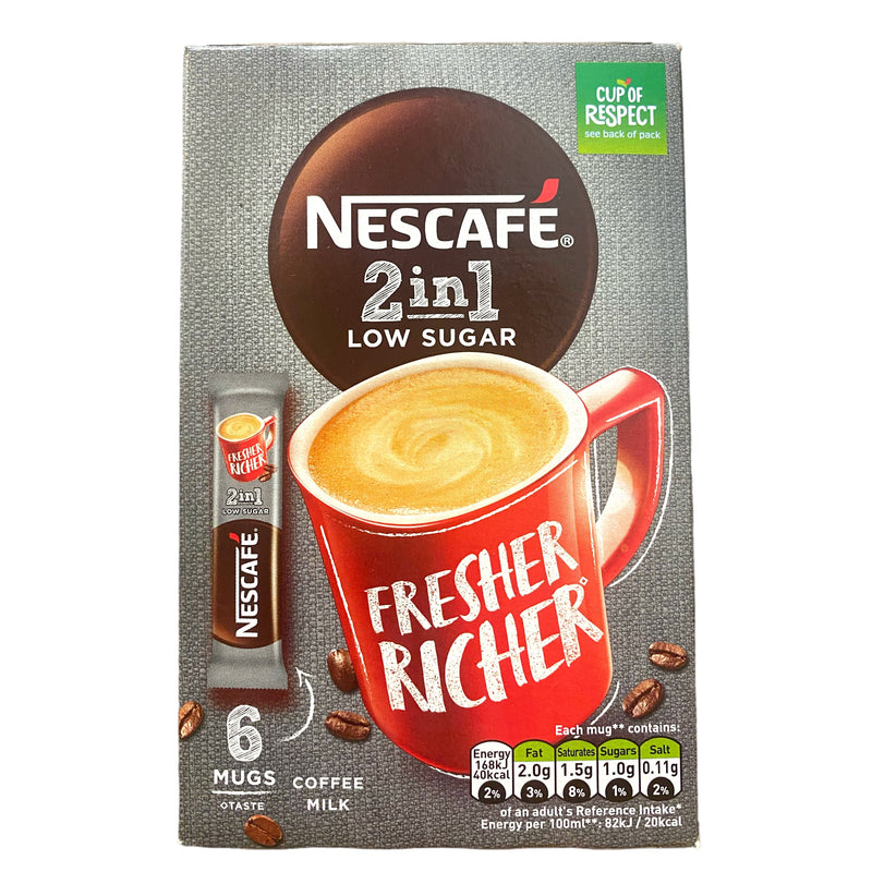 Nescafè 2 in 1 Coffee 6 x 10g