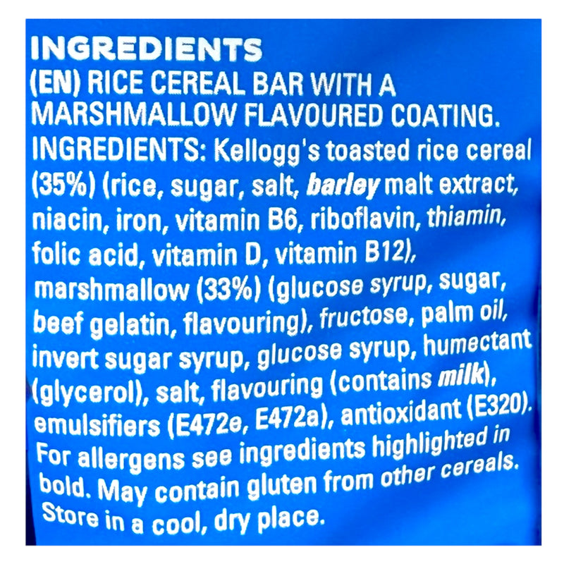 Kellogg’s Rice Krispies Squares Original 112g
