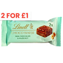 Lindt Wafer Choco Wafer Milk Chocolate & Hazelnut 2pk