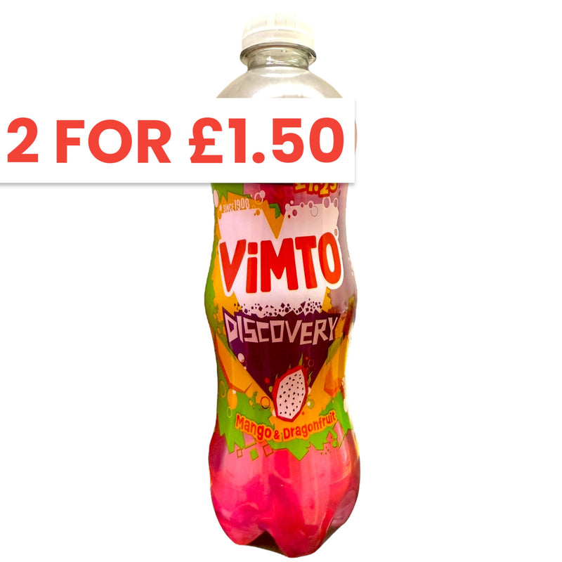 Vimto Discovery Mango & Dragonfruit Limited Edition 500ml