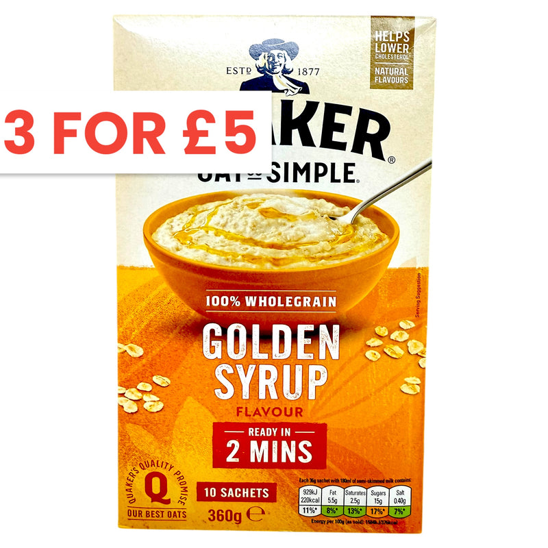 Quaker Oats Golden Syrup 10pk