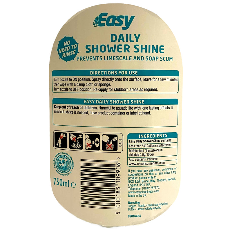 Easy Daily Shower Shine 750ml