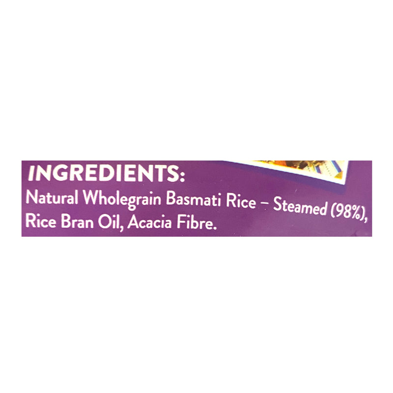 Tilda Wholegrain Basmati Rice No Salt 250g