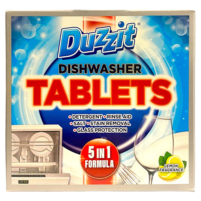 Duzzit Dishwasher Tablets 5 in 1 Lemon 12pk