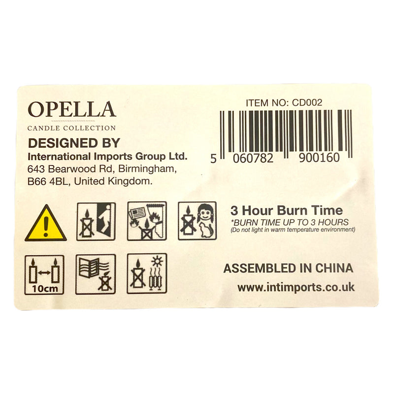 Opella Tea Light Candles Non Fragranced x 15