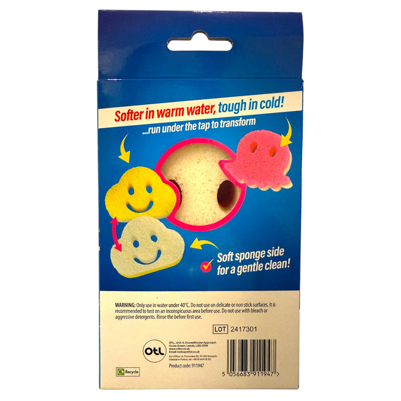 Buzz Duo Clean Scrub Sponges 2pk