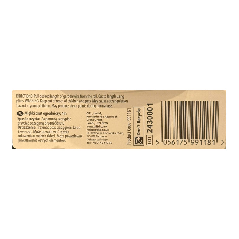 Garden Patch Soft Twist Tie 4m