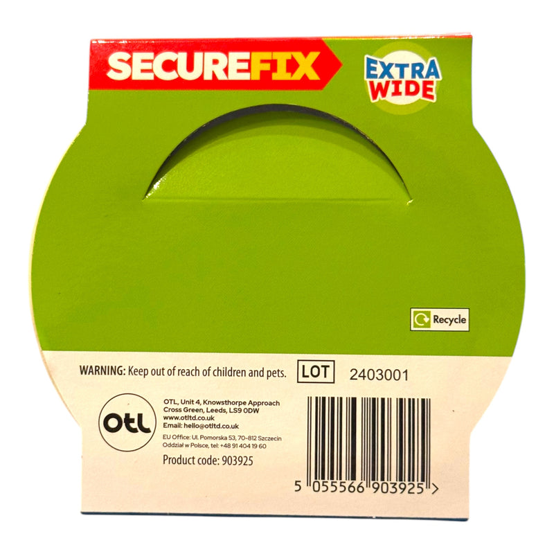 SecureFix Wide Masking Tape 25m