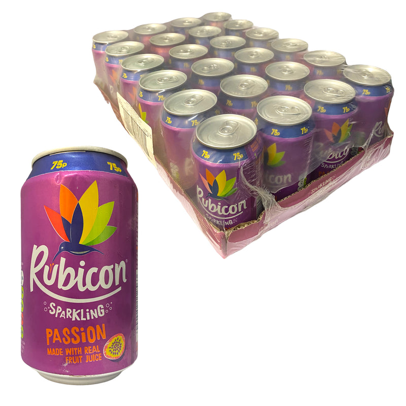 Rubicon Sparkling Passion Fruit 24 x 330ml