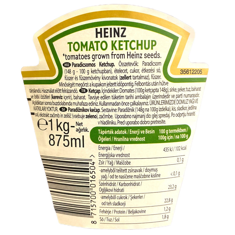 Heinz Tomato Ketchup 875ml