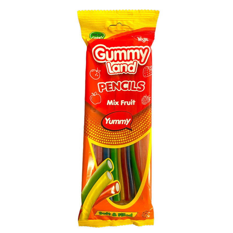 Gummy Land Mixed Fruit Pencils 150g