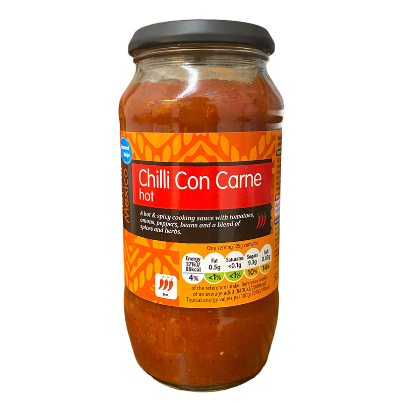 Taste Of Mexico Hot Chilli Con Carne 500g