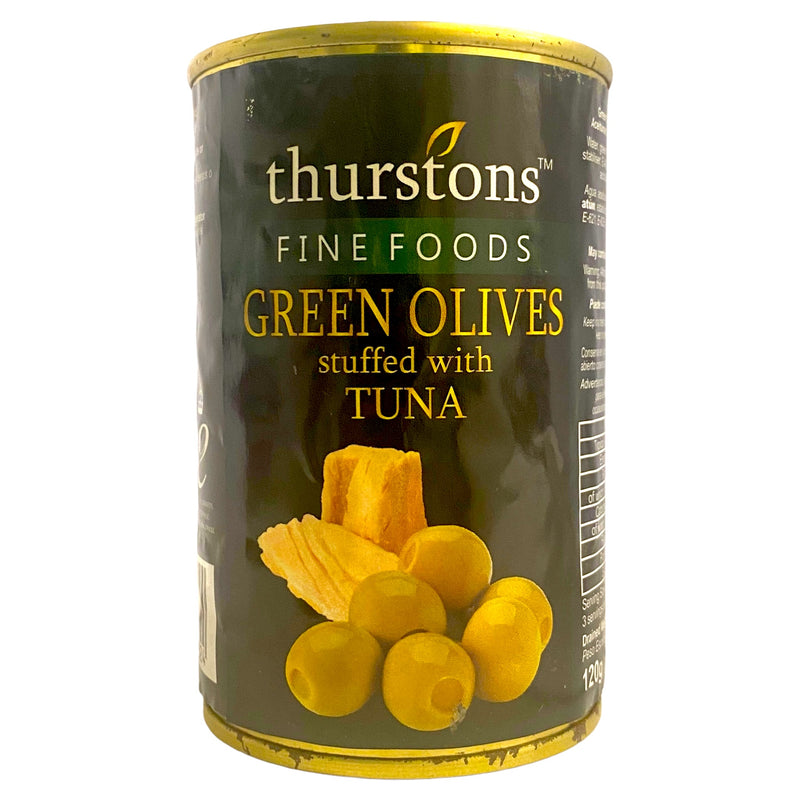 Thurstons Green Olives Stuffed With Tuna 300g