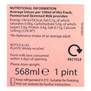 Cotteswold Organic Skimmed Milk 568ml
