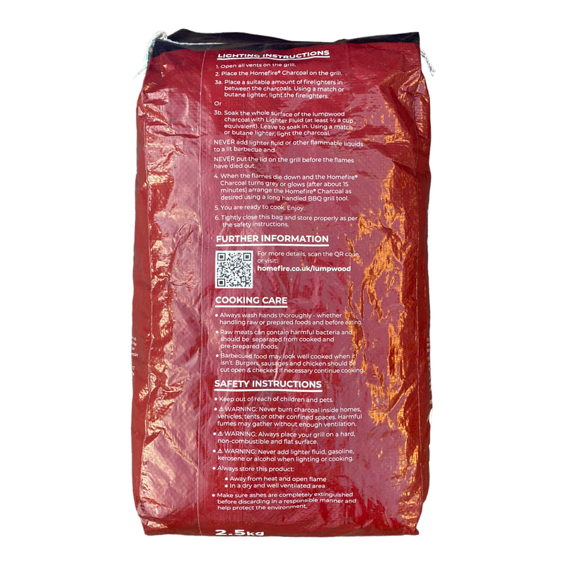 Homefire Lumpwood Charcoal 2.5kg