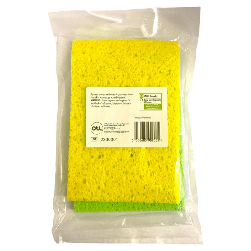 Buzz Cellulose Sponge Wipes 3pk