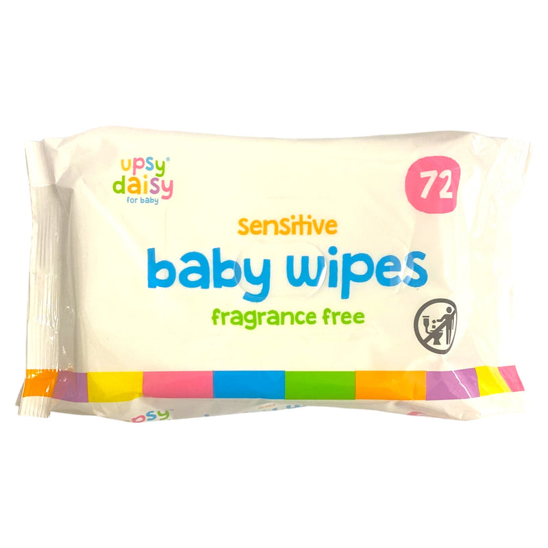 Upsy Daisy Sensitive Baby Wipes 72pk