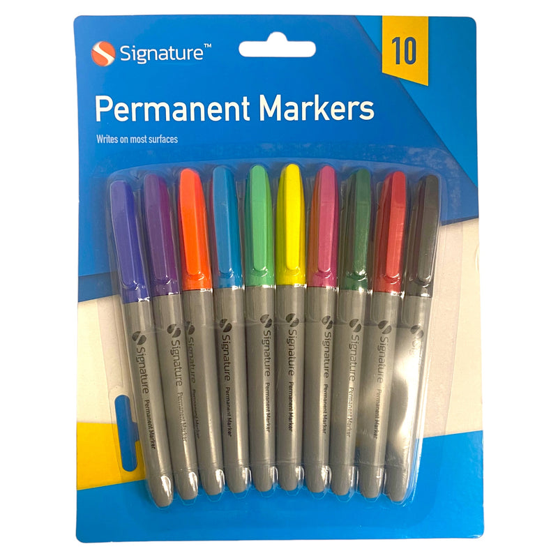 Signature Permanent Markers 10pk