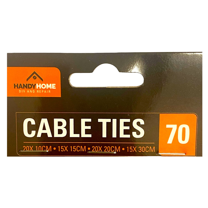 Handy Home Cable Ties 70pk