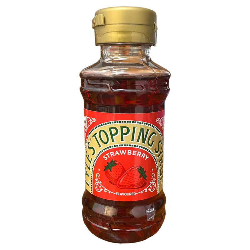 Lyles Topping Syrup Strawberry Flavour 325g