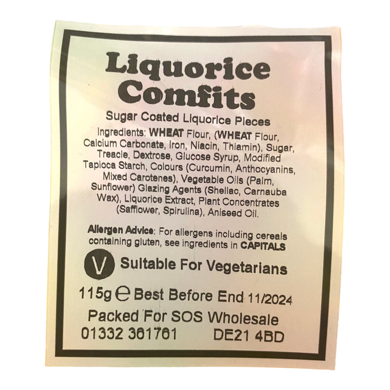 Liquorice Confits 115g