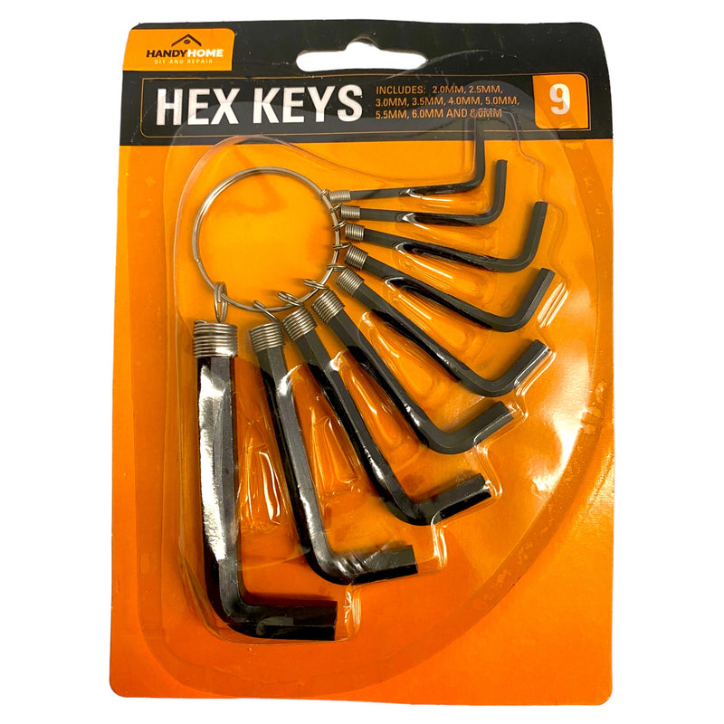 HandyHome Hex Keys 9pk