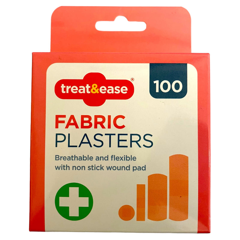 Treat&Ease Fabric Plasters 100pk