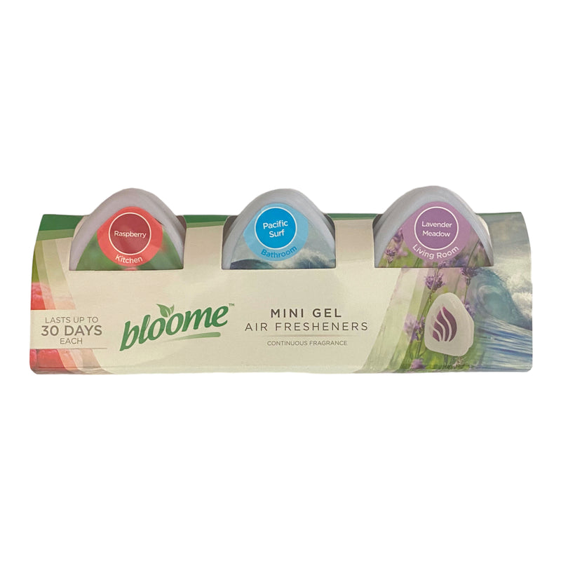 Bloome Mini Gel Air Fresheners 3 x 60g