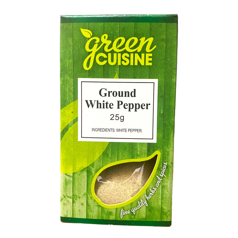 Green Cuisine Ground White Pepper 25g