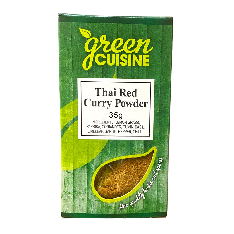 Green Cuisine Thai Red Curry Powder 35g