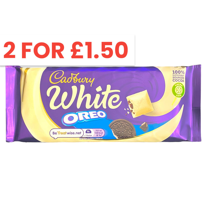 Cadbury Oreo White Chocolate 120g