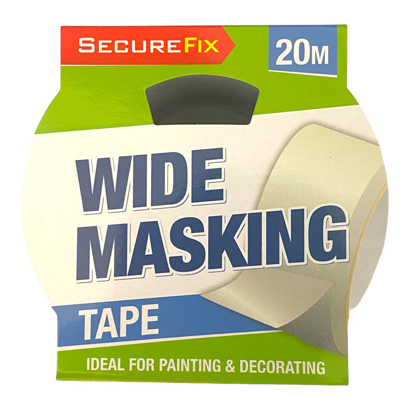 SecureFix Wide Masking Tape 20m