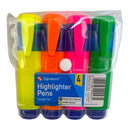 Signature Highlighter Pens 4pk
