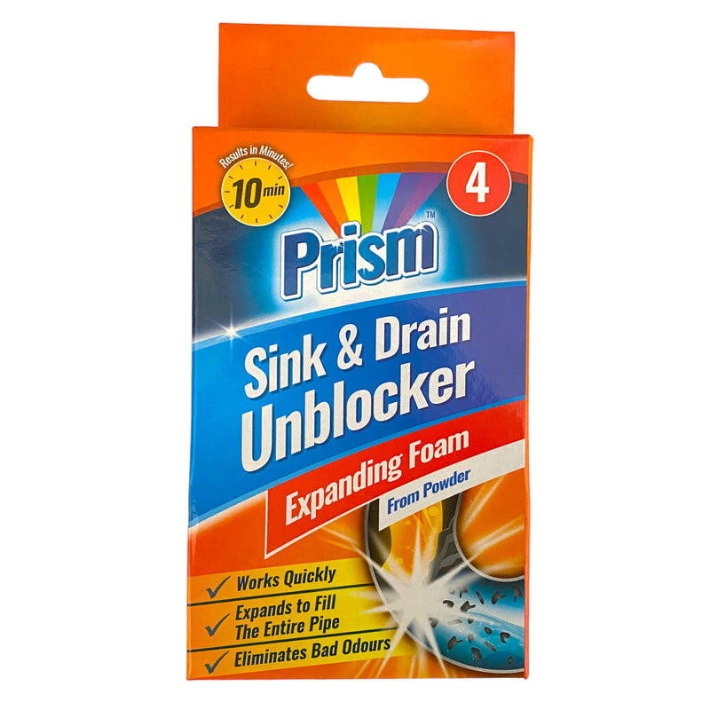 Prism Sink & Drain Unblocker 4 x 25g
