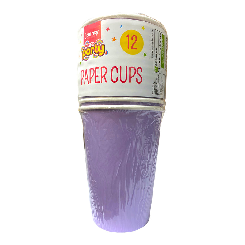 Jaunty Paper Cups x 12