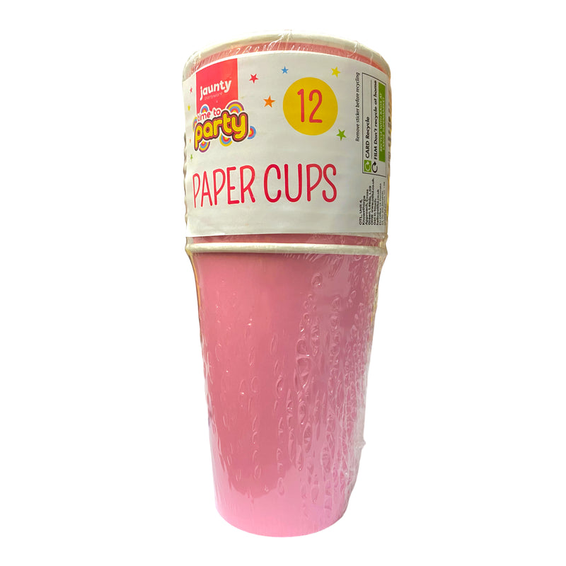 Jaunty Paper Cups x 12