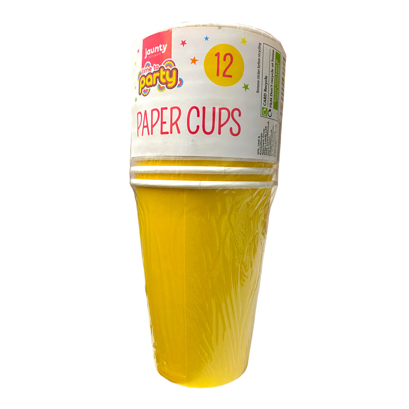 Jaunty Paper Cups x 12