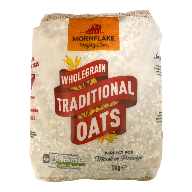 Mornflake Whole Grain Traditional Oats 1kg