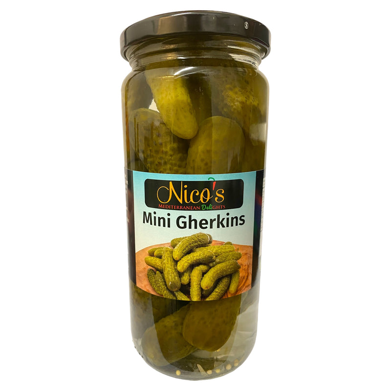 Nicos Mini Gherkins 500g